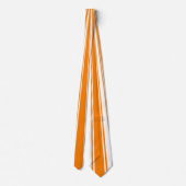 Oranje Funky Streeppatroon Stropdas (Achterkant)