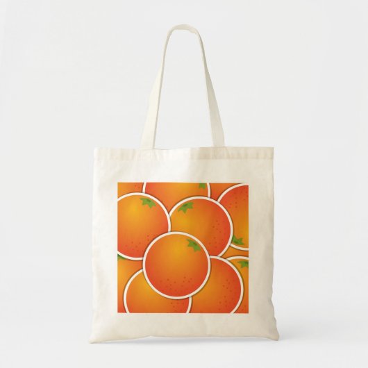 Oranje Funky Tote Bag (Voorkant)