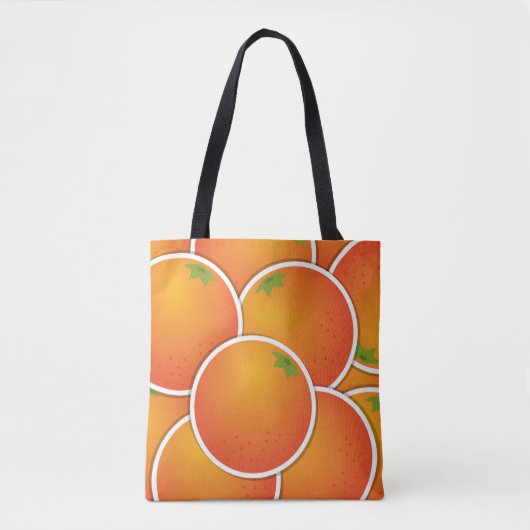 Oranje Funky Tote Bag (Voorkant)