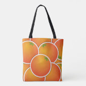 Oranje Funky Tote Bag (Achterkant)