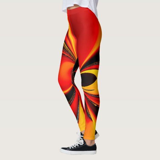 Oranje Fury Fractal Leggings (Links)