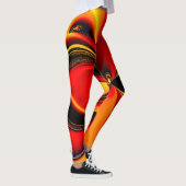 Oranje Fury Fractal Leggings (Rechts)