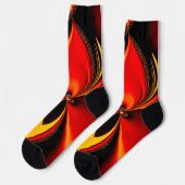Oranje Fury Fractal Sokken (Links)