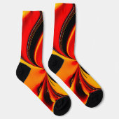Oranje Fury Fractal Sokken (Rechts)
