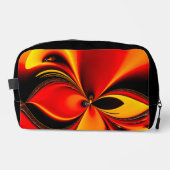 Oranje Fury Fractal Toilettasje (Voorkant)