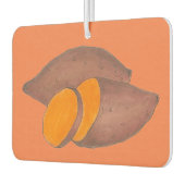 Oranje gebak zoete aardappel Yam Kokervoedsel Luchtverfrisser (Links)