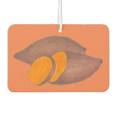 Oranje gebak zoete aardappel Yam Kokervoedsel Luchtverfrisser (Voorkant)