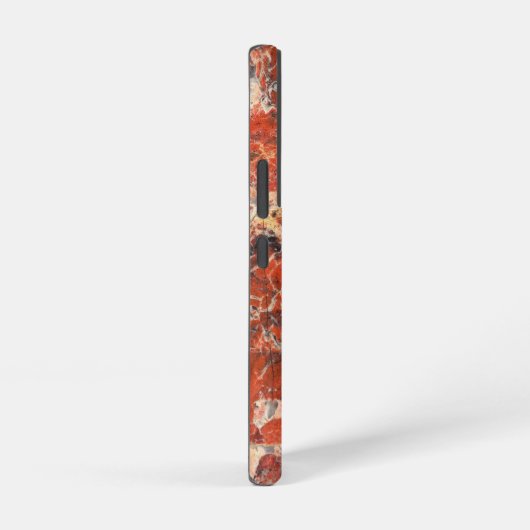 Oranje gebogen Jasper Stone Pattern Samsung Galaxy Hoesje (Rechterkant)