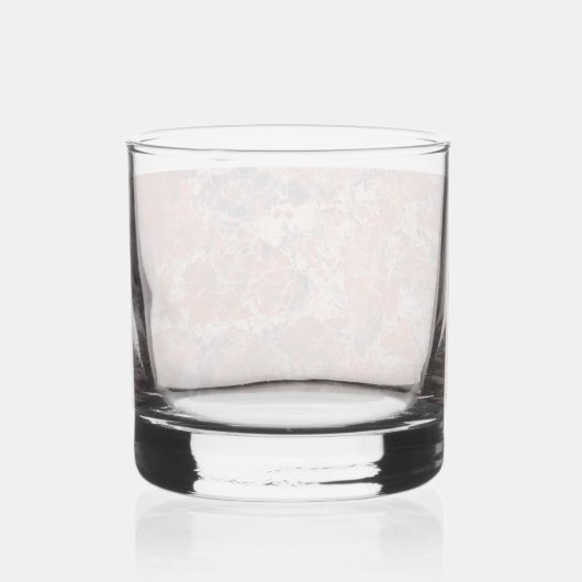 Oranje gebogen Jasper Stone Pattern Whisky Glas (Achterkant)