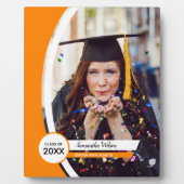 Oranje gebogen Lijst Foto Afstuderen Fotoplaat (Voorkant)