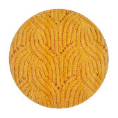 Oranje gebreide trui, gestructureerde achtergrond. snijplank (Voorkant)