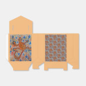 Oranje Gecko Bedankdoosjes (Uitgevouwen)