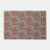 Oranje Gecko-deurmat Deurmat (Voorkant)