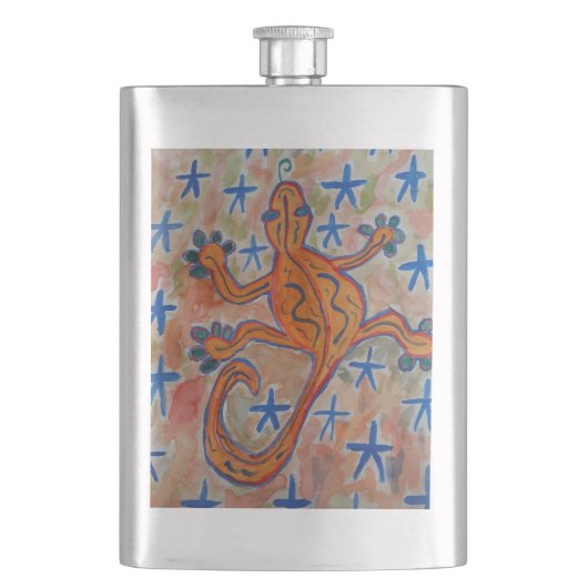 Oranje Gecko Flacon (Voorkant)