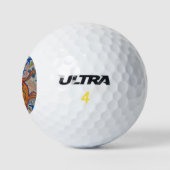 Oranje Gecko Golfballen (Logo)