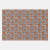 Oranje Gecko Inpakpapier Vel (Voorkant 3)