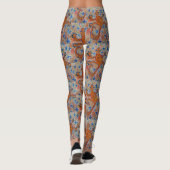 Oranje Gecko Leggings (Achterkant)
