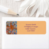 Oranje Gecko Return Address Label (Insitu)