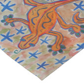 Oranje Gecko Table Runner Korte Tafelloper (Hoek)