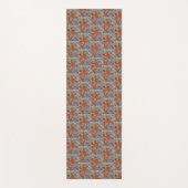 Oranje Gecko Yoga Mat (Voorkant)