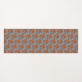 Oranje Gecko Yoga Mat (Voorkant (horizontaal))