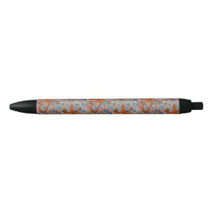 Oranje Gecko Zwarte Inkt Pen
