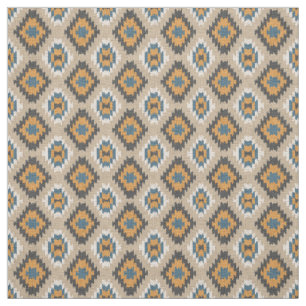 Oranje Geel Blauwgroen Blauw Taupe Bruin Eetnisch  Stof