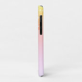 Oranje Geel Bling Sparkle Glitter Monogram Case-Mate iPhone Case (Achterkant/links)