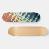 Oranje geel COOL-patroon Persoonlijk Skateboard (Horizontaal)