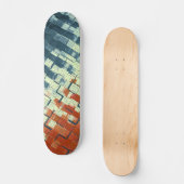 Oranje geel COOL-patroon Persoonlijk Skateboard (Voorkant)