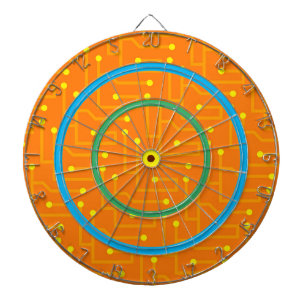 Oranje Geel Geel Game Modern Dartboard voor circui Dartbord