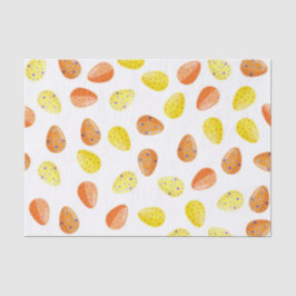 ORANJE GEEL, GESPECIFICEERDE WATERVERF EENVOUDIGER TISSUEPAPIER