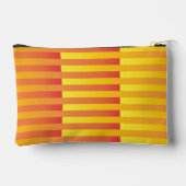Oranje geel gestreept patroon etui (Achterkant)