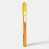 Oranje Geel Gestreepte Patroon Case-Mate iPhone Case (Achterkant / Links)