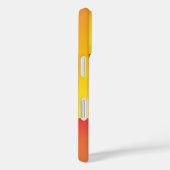 Oranje Geel Gestreepte Patroon Case-Mate iPhone Case (Achterkant / Rechts)