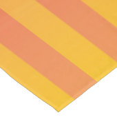 Oranje Geel Gestreepte Patroon Tafelkleed (Gekanteld)