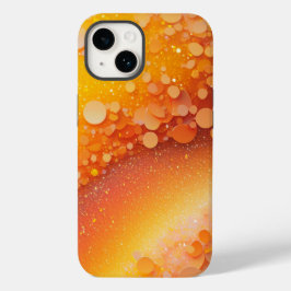 Oranje geel glitter iPhone Mate stoer Hoesje