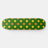 Oranje Geel Groen Stippen Design Persoonlijk Skateboard (Horizontaal)