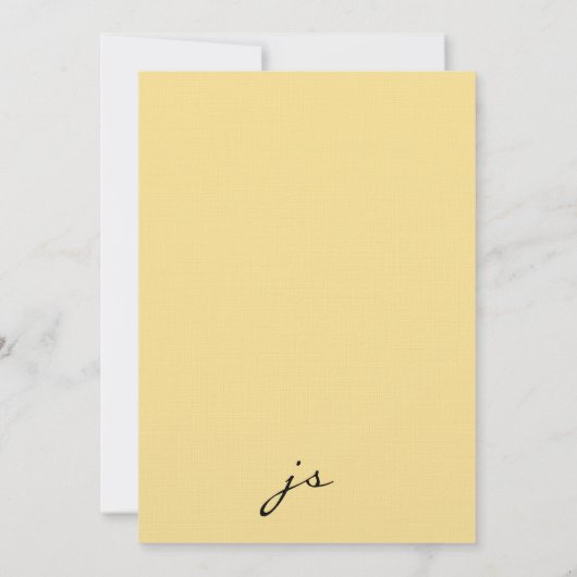 Oranje geel mooie zonsondergang platteland bruilof kaart (Achterkant)