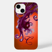 ORANJE GEEL PAARSE BERRIE EN ZWEEDMONOGRAM i Case-Mate iPhone Case (Achterkant)