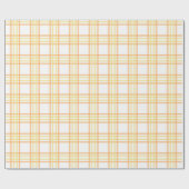 Oranje geel pastelpatroon cadeaupapier (Vlak)