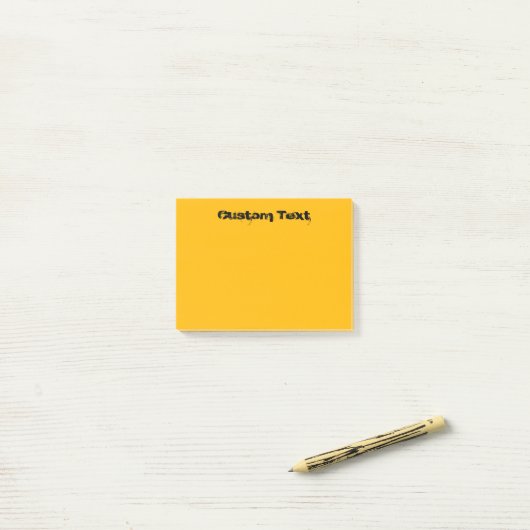 Oranje/geel Post-it® Notes (Op bureau)