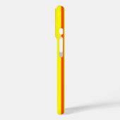 Oranje geel Stijlvol Strepen Patroonontwerp Case-Mate iPhone Case (Achterkant / Links)