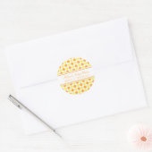 Oranje geel Stippen Baby shower gunst Stickers (Envelop)