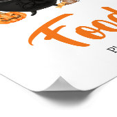 Oranje geest Halloween Baby is het brouwen van voe Poster (Hoek)