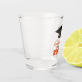 Oranje gefeliciteerd college shot glas (Links)