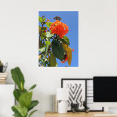 Oranje geigerboom poster (Thuiskantoor)