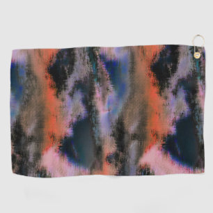 Oranje gekleurde donkere wolken textuur, gedrizzle golfhanddoek