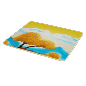 "Oranje gekleurde Natuur" Kutfoto. Bestel nu Snijplank (Hoek)