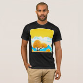 "Oranje gekleurde Natuur" Kutfoto. Bestel nu T-shirt (Voorkant volledig)